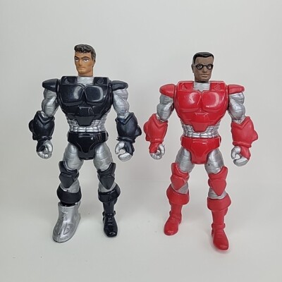 Trendmasters Godzilla Force Action Figures Black Red Fighters Vintage -image