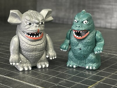 Vintage Godzilla Gojira Choro-Q Sparking Friction Japan Toy Kaiju Figure Set-image