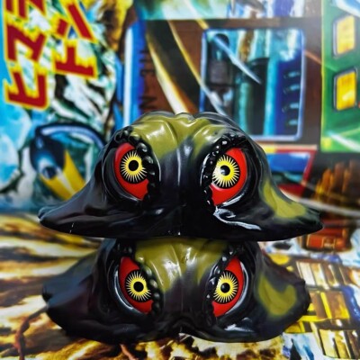 4pcs Ensky Godzilla Movie Monster Hedorah Sofvi Puppet Mascot Vinyl Figure Toy-image