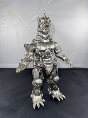 2003 BANDAI 9” Tall MECHAGODZILLA Drill Hand Vinyl Figure Godzilla MFS-3-image