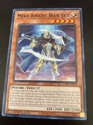 Mekk-Knight Blue Sky SDBT-EN018 Structure Deck: Beware of Traptrix 1st Edition-image