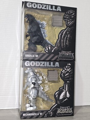 Super 7 Godzilla ‘89 & Mechagodzilla ‘93 Super Kaiju Set of 2 Exclusive In Hand!-image