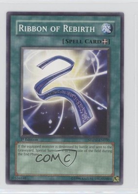 2008 Yu-Gi-Oh! Zombie World Structure Deck 1st Edition Ribbon of Rebirth ds6-image