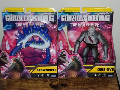GODZILLA x KONG THE NEW EMPIRE (DROWNVIPER & ONE EYE) MONSTERVERSE FIGURE LOT-image