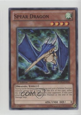 2011 Yu-Gi-Oh! Dragunity Legion Structure Deck 1st Edition Spear Dragon 0b5-image