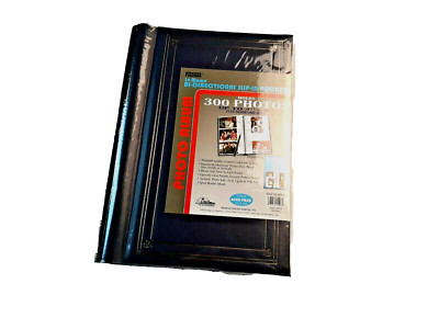 Pioneer Photos Memo Scrapbook Navy Blue Bound Album Leather 4