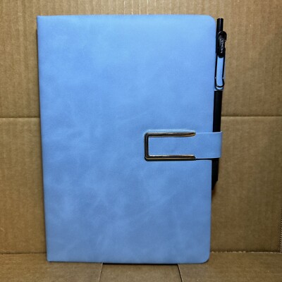 A5 Vintage Leatherbound Notebook W/Bookmark & MOKA Pen Included. (200 Pages)-image