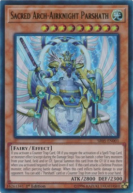 Structure Deck: Wave of Light #SR05-EN001 Sacred Arch-Airknight Parshath-image