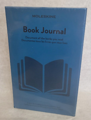 Moleskine Book Journal 5 x 8 1/4  400 Pages Acid Free Paper Blue New-image