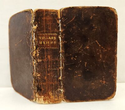 1828 antique VILLAGE HYMNS for SOCIAL WORSHIP of DR ISAAC WATTS Asahel Nettleton-image