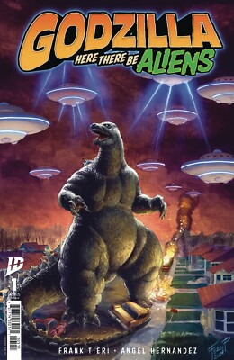 Godzilla Here There Be Aliens #1 Cover A-image
