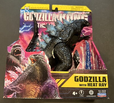 Playmates Godzilla X Kong: The New Empire - Godzilla w/ Heat Ray Figure NEW 2024-image