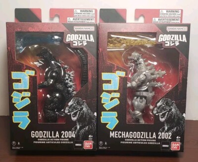 2024 Bandai Godzilla Action Figure - GODZILLA 2004 and MECHAGODZILLA 2002-image