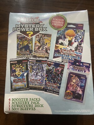 2023 Yu-Gi-Oh! Mystery Power Box Limited Holiday Edition Yugioh 5 Packs (CB)-image