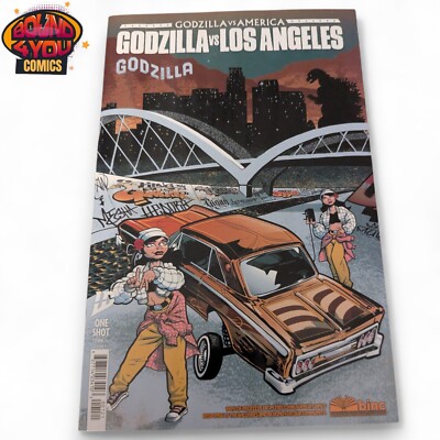 Godzilla vs. America: Los Angeles #1 - J. Gonzo Variant (2024)-image