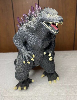 Godzilla Movie Monster Millennium Purple Spine Vinyl Figure 2007 Bandai *BROKEN-image
