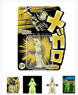 Toho Reaction Super7 Godzilla Megalon 73 Glow In The Dark Godzilla Day Wave 5-image