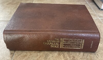 VTG Religious Christian Layman’s Parallel Bible LB MLB RSV KJV Hardcover VG-image