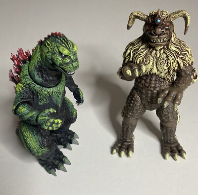 2014 NECA Godzilla King Of The Monsters And Bandai King Caesar 2013 Lot Read Des-image