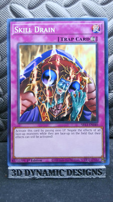 | Yugioh Skill Drain SR13-EN040 1st Edition Common Structure Deck NM 🔥 |-image