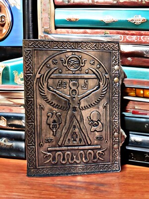 Book of shadows leather journal leather sketchbook leather notebook journals-image