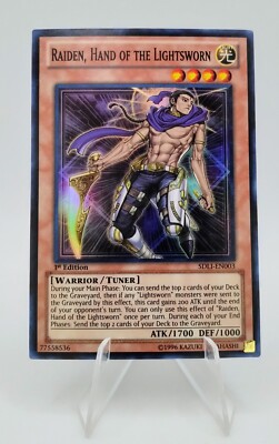 Raiden, Hand of the Li... 1st Edition SDLI-EN003 Structure... 2014 Yu-Gi-Oh Card-image