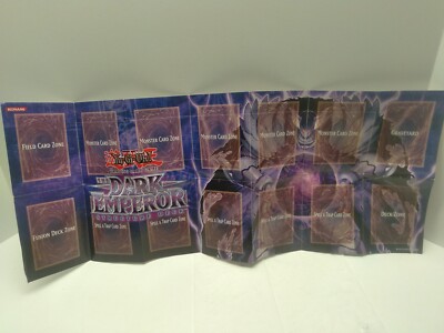 1996 Yu-Gi-Oh! TCG The Dark Emperor Structure Deck Paper Playmat YuGiOh Play Mat-image
