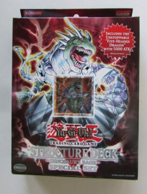 YUGIOH 2006 SPECIAL SET STRUCTURE DECK DINOSAUR'S RAGE ENG 1ST ED MINT SEALED-image