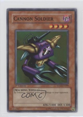 Cannon Soldier 1st Ed. YuGiOh Machine Re-Volt Structure Deck #SD10-EN009 3c7-image