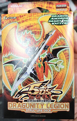 2019 YUGIOH 1ST ED DRAGUNITY LEGION STRUCTURE DECK FACTORY SEALED NEW-image