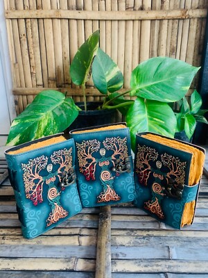 Goat Handmade Leather colorful Journal beautiful Journal Deal Of The Year-image