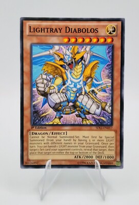 Lightray Diabolos 1st Edition SDLI-EN017 Structure Deck:... 2014 Yu-Gi-Oh Card-image