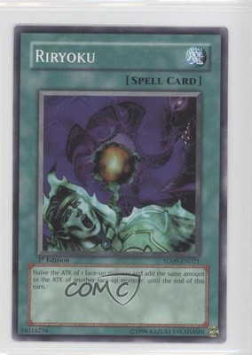 2006 Yu-Gi-Oh! Dinosaur's Rage Structure Deck 1st Edition Riryoku 00q0-image