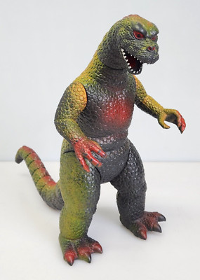 Vintage Dor Mei Godzilla 14” Action Figure Green Red Belly Hong Kong-image