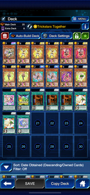Yu Gi Oh Duel Links Trickstar deck and skill dream tickets-image