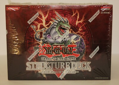 Yugioh Dinosaurs Rage Structure Deck 1st Ed Counter Top Display (8 Deck Total)-image