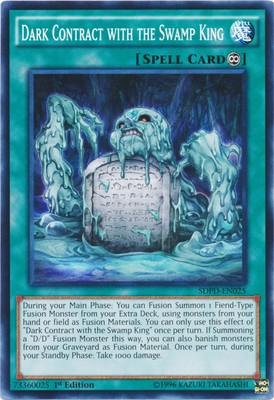 Dark Contract with the Swamp King - SDPD-EN025 - Common - 1st Edition - Near Min-image