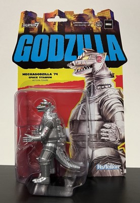 SUPER 7 - Toho ReAction Godzilla Wave 03 - Mechagodzilla 74 Space Titanium READ-image