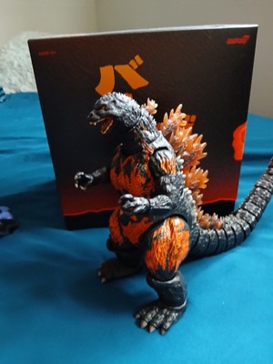 Super 7 Ultimates Burning Godzilla-image