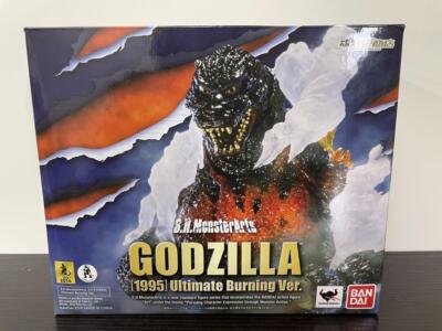 S.H.MonsterArts Godzilla 1995 Ultimate Burning Ver. Figure BANDAI Japan-image