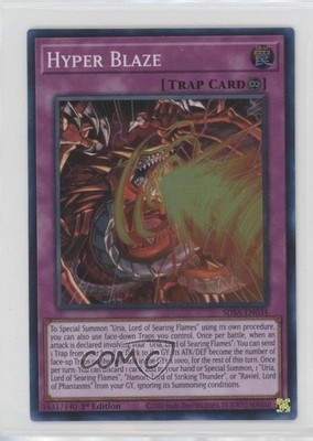 2020 Yu-Gi-Oh! - Structure Deck: Sacred Beasts 1st Edition Hyper Blaze 00jz-image