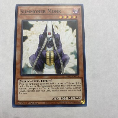 Yugioh Summoner Monk Sdaz-en016 Albaz Strike Structure Deck 1st Edition common-image