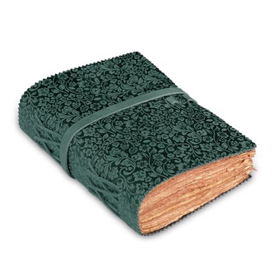 LEATHER VILLAGE Leather Bound Floral Embossed Journal for Women Men - 200 Pages-image