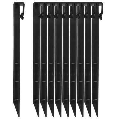  20 Pcs Gardening Plastic Floor Nails Ground Staples for Membrane Stake-image