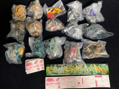 BANDAI Godzilla Chronicle 2 HG Gashapon Figures Lot of 15 Complete-image
