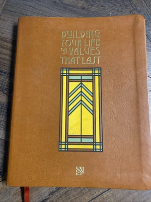 Building Your Life On Values That Last by Rick Warren 2018 Leather Bound Journal-image