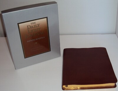 Daily Light Journal Evening Readings Anne Graham Lotz Brown Leather Christian-image