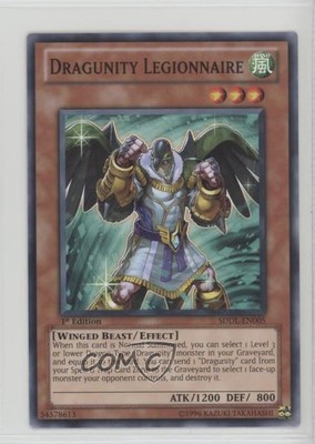 2011 Yu-Gi-Oh! Legion Structure Deck 1st Edition Dragunity Legionnaire 0b5-image