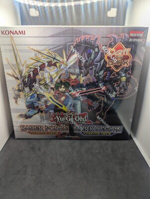 Yugioh Saber Force   Dark Legion Starter Deck Display Box FACTORY SEALED-image