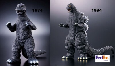 Godzilla Store Limited Godzilla 1974 + 1994 Figure Bandai Movie Monster Series-image